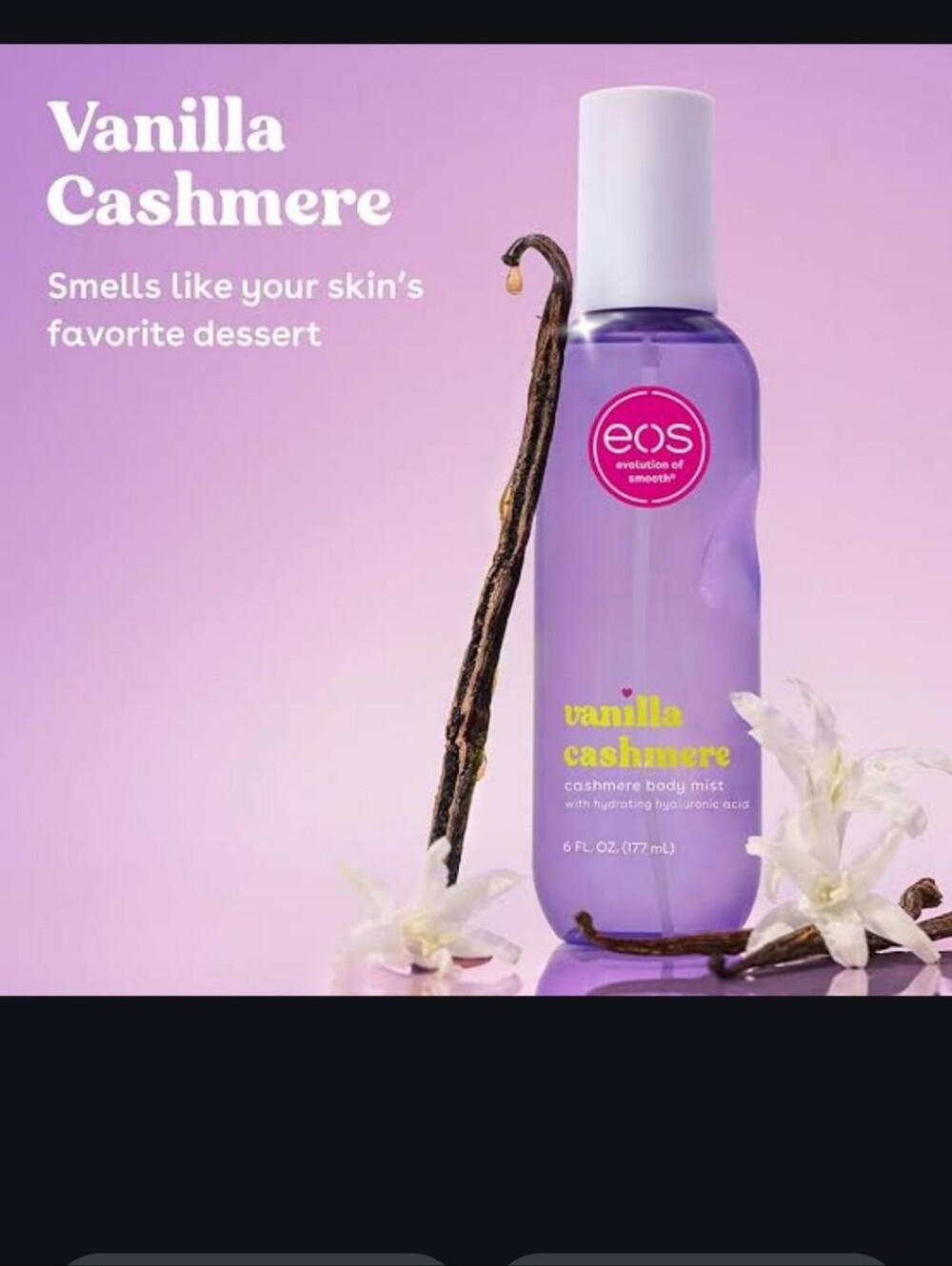 EOS Vanilla Cashmere Body Spray